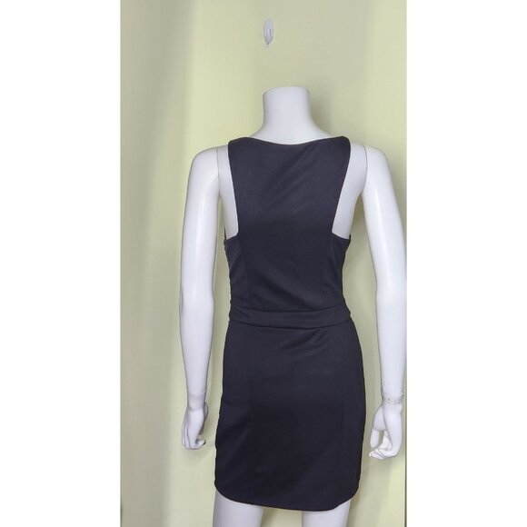 Sabo Skirt  Mini Dress Womens 8 Black White  Sleeveless Pencil Party Cocktail - Picture 5 of 11